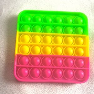 Three color square pop it